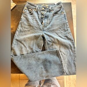 Ribcage straight jeans